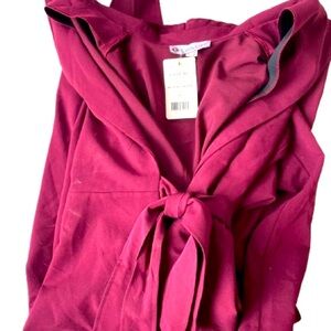 Item # 11 Elegant Burgundy Wrap Dress